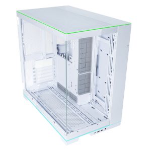 LIAN LI  O11 EVO RGB - White - Tempered Glass -  ATX Mid Tower - Computer Case - O11DERGBW