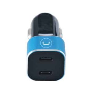 Unno Tekno Car Charger PD30W Dual Port Type-C - PW5027BK