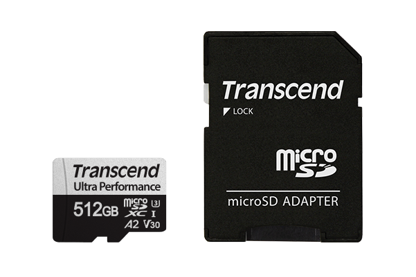 Transcend USD340S - flash memory card - 512 GB - microSDXC UHS-I - Image 2