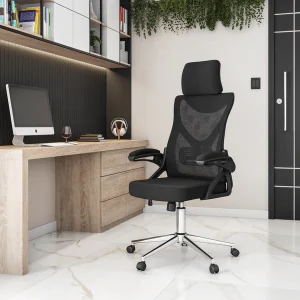 Techni Mobil - Modern High Back Mesh Ergonomic Chair - Black - CH-3263C-BK