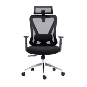 Techni Mobili - Ergonomic Mesh Office Chair with Headrest -RTA-3265C