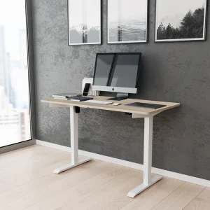 Techni Mobili - Adjustable Sit to Stand Desk - OAK