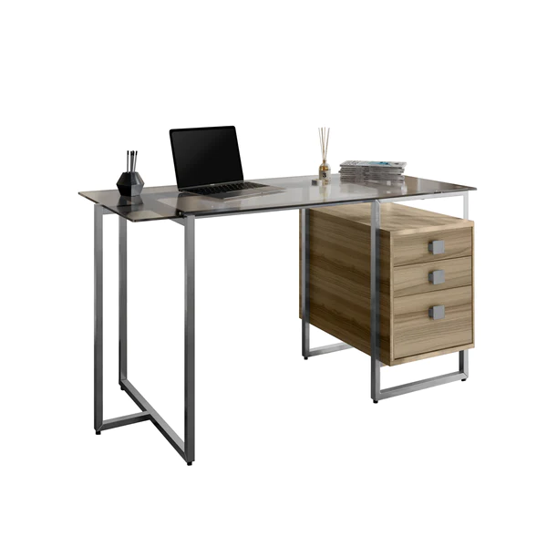 Techni Mobili - Computer Desk with Storage - OAK - Image 4