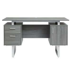 Techni Mobili Modern Office Desk with Storage