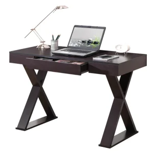 Techni Mobili - Trendy Writing Desk with Drawer - 8406-ES