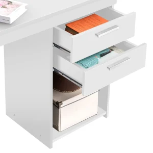 Techni Mobili  - Home Office Workstation with Storage - CD-913D-WHT