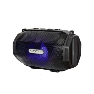 Unno Tekno  Pulse TWS Speaker with LED Lights - Black