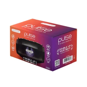 Unno Tekno  Pulse TWS Speaker with LED Lights - Black