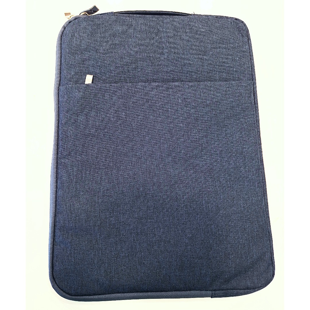 Personal Computer Sleeve w/Pocket 13" Dark Blue - Image 2