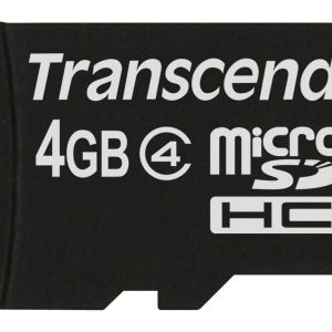Transcend - flash memory card - 4 GB - microSDHC