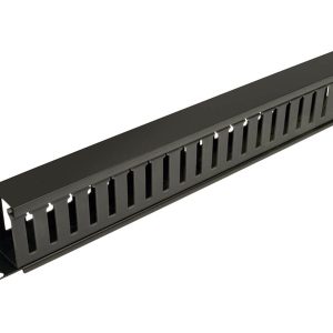 Eaton Tripp Lite Series Rack Enclosure Horizontal Cable Manager (finger duct) 1URM - rack cable management duct with cover - 1U