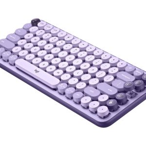 Logitech POP Keys Wireless Mechanical Keyboard with Customizable Emoji Keys - Cosmos - keyboard - cosmos Input Device