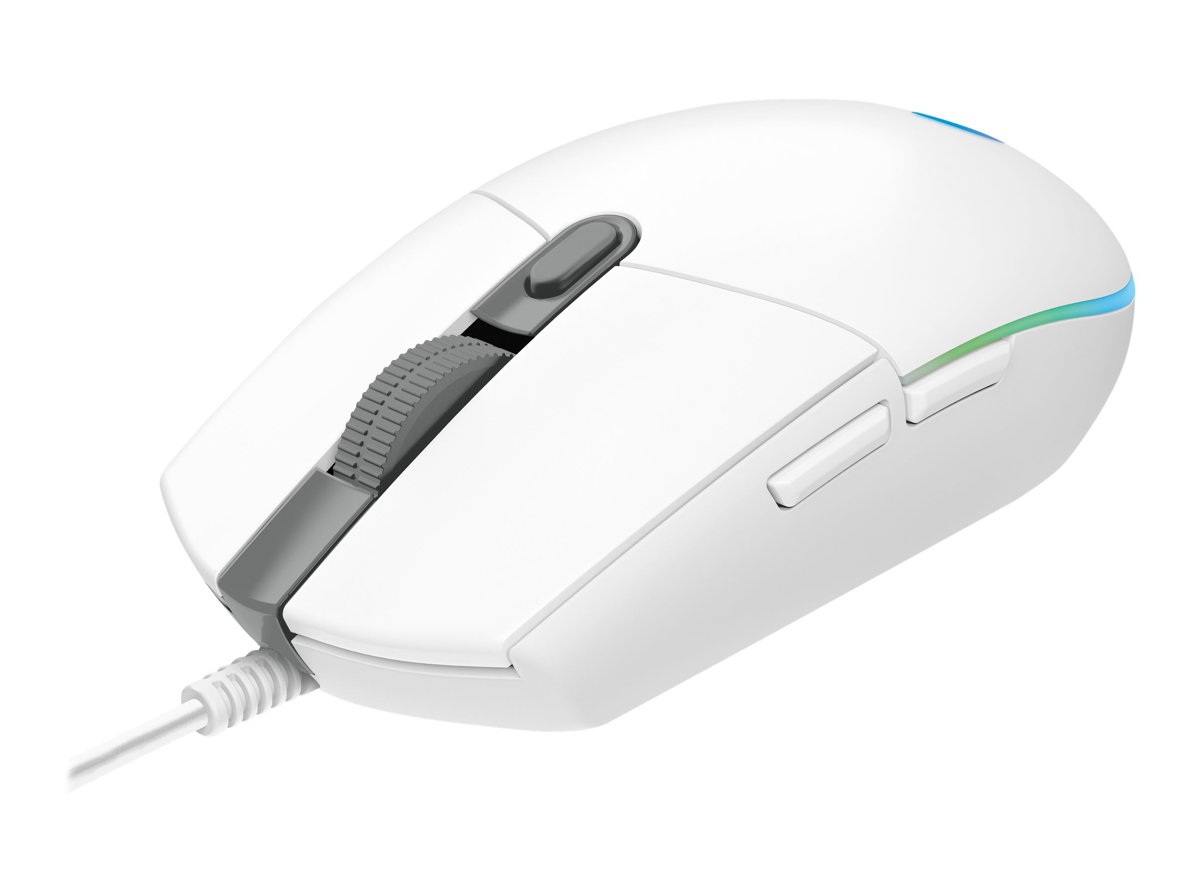 Logitech Gaming Mouse G203 LIGHTSYNC - mouse - USB - white - Image 3