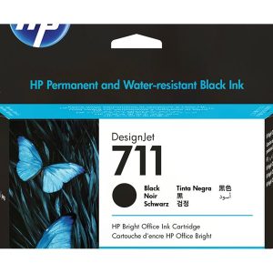 HP 711 - black - original - ink cartridge