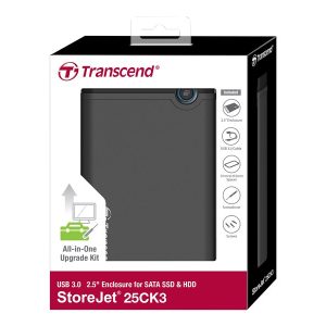 Transcend StoreJet 2.5" - storage enclosure - SATA 6Gb/s - USB 3.0