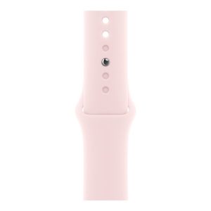 Apple Watch Series 9 (GPS) - pink aluminum - smart watch with sport band - light pink - 64 GB