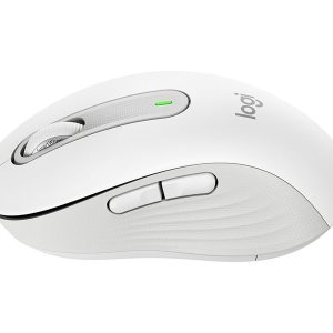 Logitech Signature M650 L - mouse - large size - Bluetooth, 2.4 GHz - off-white