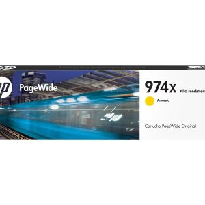 HP 974X - High Yield - yellow - original - PageWide - ink cartridge
