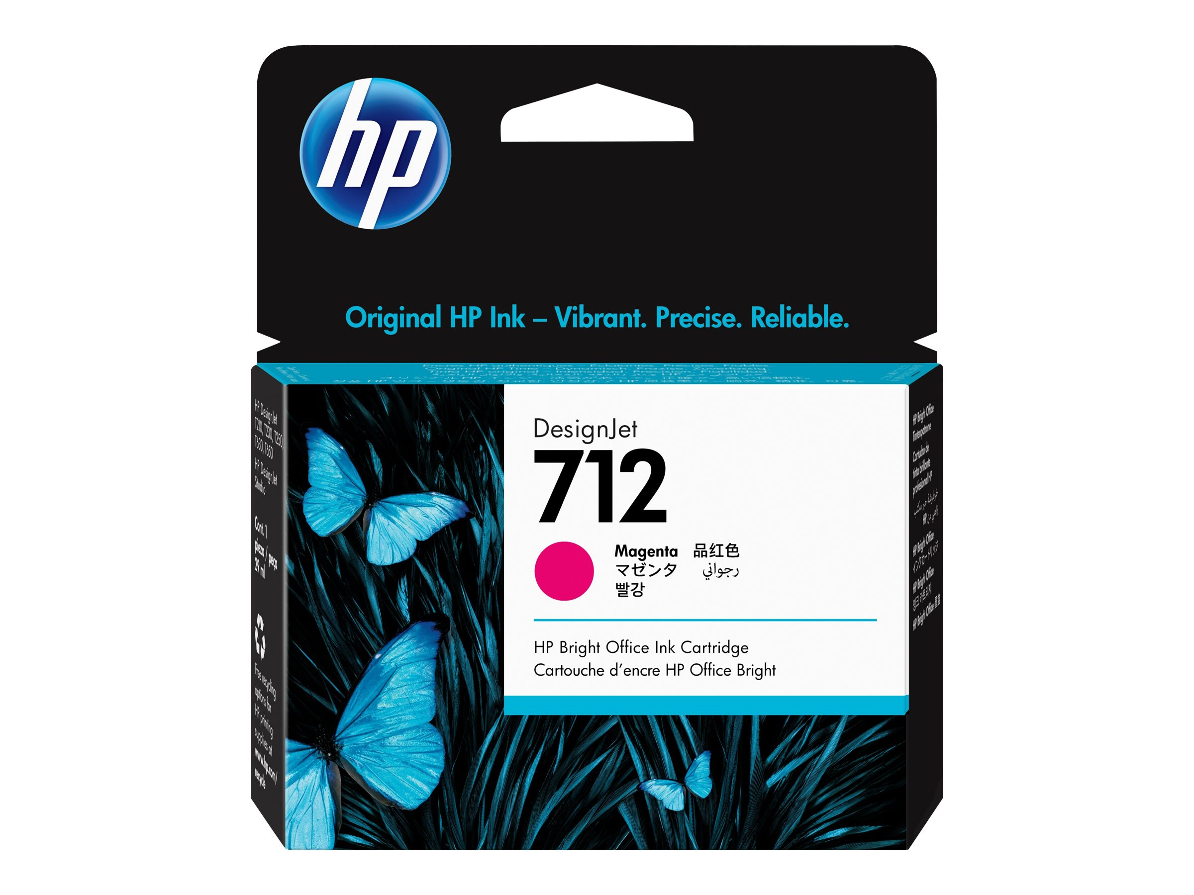 HP 712 - magenta - original - DesignJet - ink cartridge - Image 5