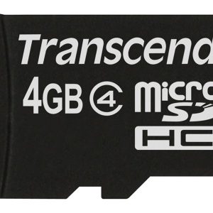 Transcend - flash memory card - 4 GB - microSDHC