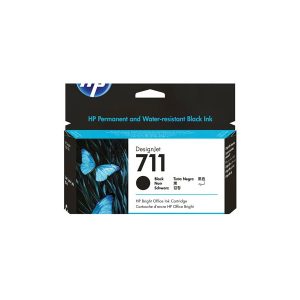 HP 711 - black - original - ink cartridge