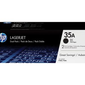 HP 35A - 2-pack - black - original - LaserJet - toner cartridge (CB435AD)