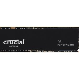 Crucial P3 - SSD - 500 GB - internal - M.2 2280 - PCIe 3.0 (NVMe)