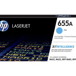 HP 655A - cyan - original - LaserJet - toner cartridge (CF451A)