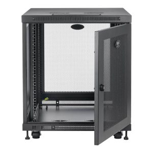 Eaton Tripp Lite Series 12U Rack Enclosure Server Cabinet Doors & Sides 300lb Capacity - rack - 12U