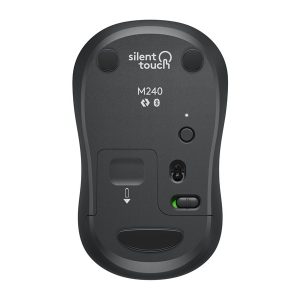 Logitech M240 Silent Bluetooth Mouse, Compact, Portable, Smooth Tracking, Graphite - mouse - Bluetooth - graphite