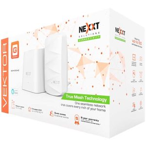 Nexxt Vektor G2400-AC - Wi-Fi system - Wi-Fi 5 - desktop, wall-pluggable