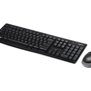 Logitech MK270 Wireless Combo - keyboard and mouse set - English - black Input Device