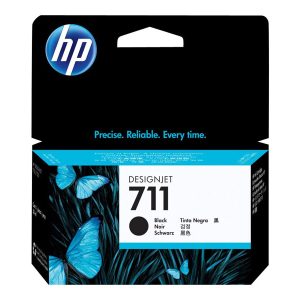 HP 711 - black - original - DesignJet - ink cartridge