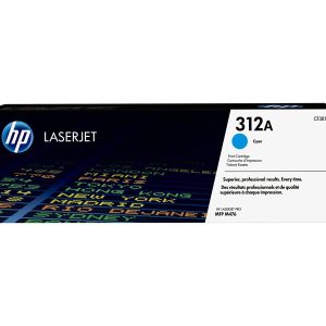 HP 312A - cyan - original - LaserJet - toner cartridge (CF381A)
