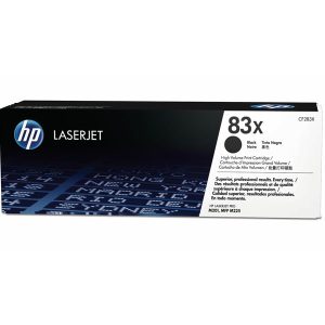 HP 83X - High Yield - black - original - LaserJet - toner cartridge (CF283X)