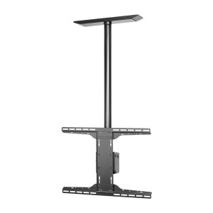 Peerless Solid-Point Flat Panel Straight Column Mount PLCM-UNL-CP mounting kit - for flat panel - black