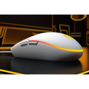 Logitech Gaming Mouse G203 LIGHTSYNC - mouse - USB - white