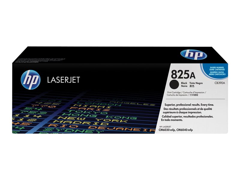 HP 825A - black - original - LaserJet - toner cartridge (CB390A) - Image 2