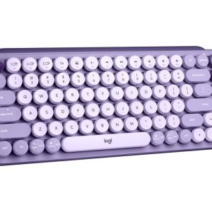 Logitech POP Keys Wireless Mechanical Keyboard with Customizable Emoji Keys - Cosmos - keyboard - cosmos Input Device