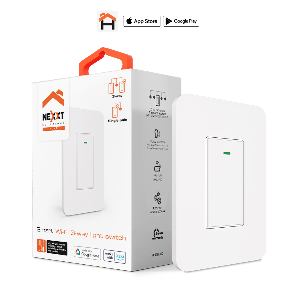 Nexxt Home Smart 3-Way Switch NHE-S300