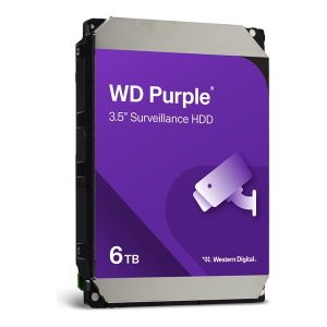 WD Purple WD64PURZ - hard drive - 6 TB - surveillance - SATA 6Gb/s