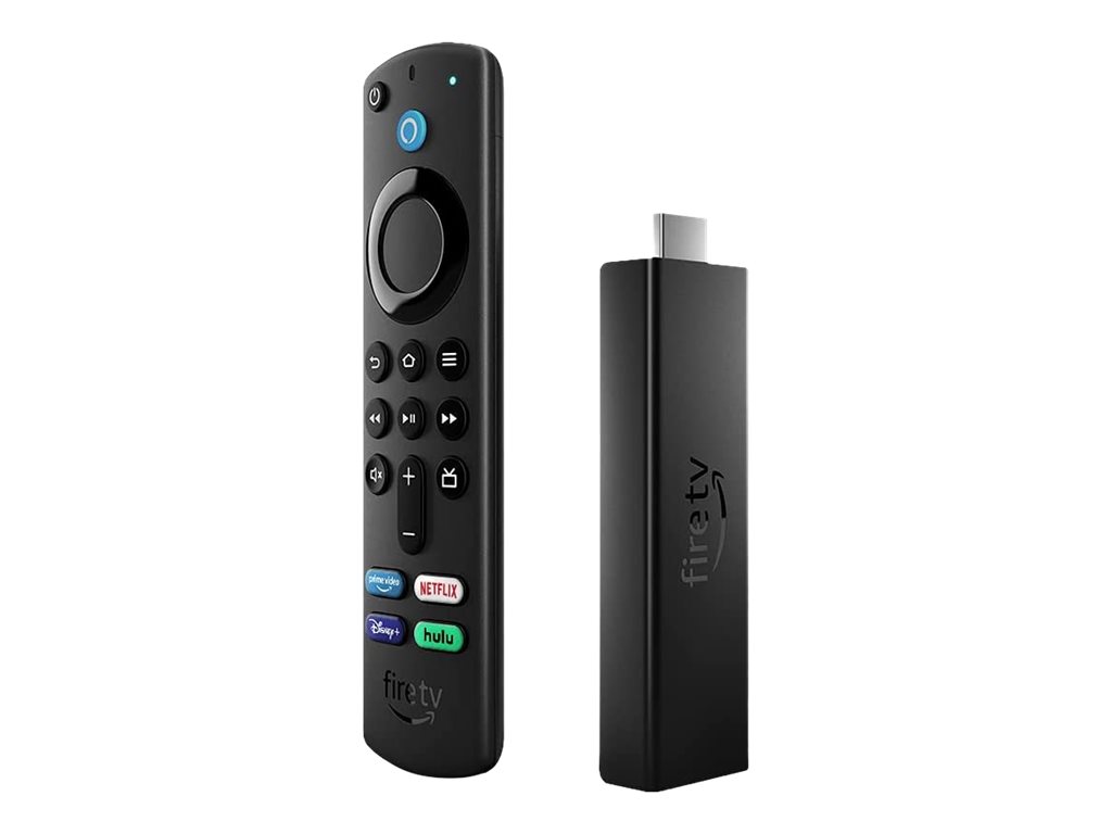 Amazon Fire TV Stick 4K Max - AV player - 8 GB - 4K UHD (2160p) - 60 fps - HDR - black - with Alexa Voice Remote