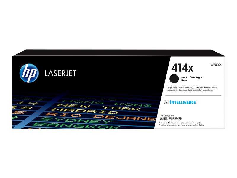 HP 414X - High Yield - black - original - LaserJet - toner cartridge (W2020X) - Image 2