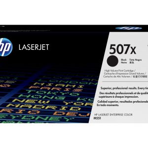 HP 507X - High Yield - black - original - LaserJet - toner cartridge (CE400X)