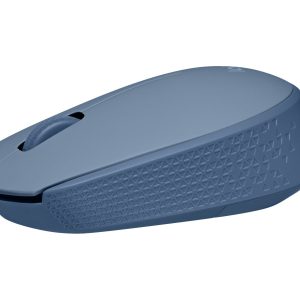 Logitech M170 Wireless Mouse, Ambidextrous, Blue Gray - mouse - 2.4 GHz - blue/gray