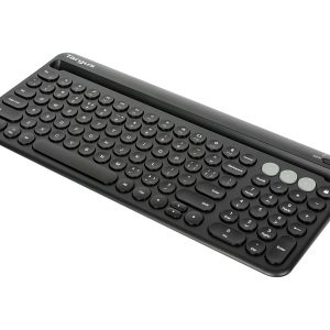 Targus - keyboard - with phone holder - black - antimicrobial Input Device