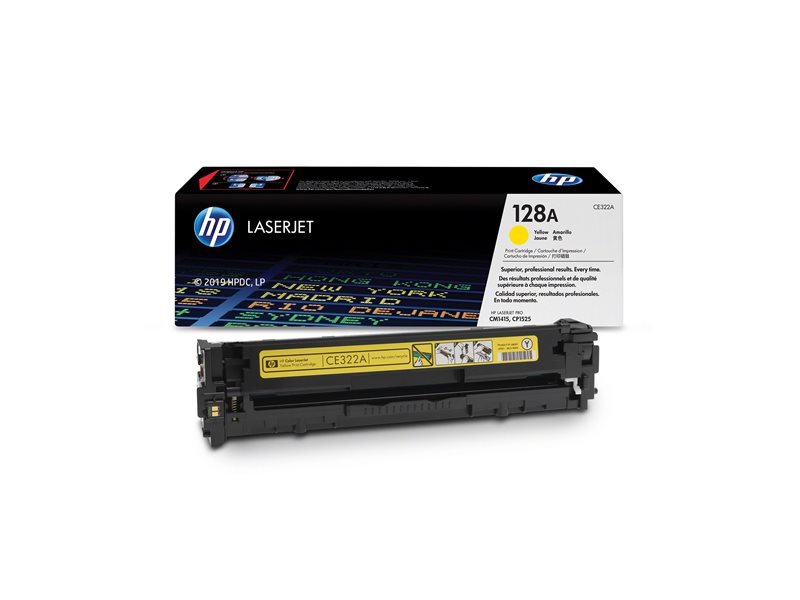 HP 128A - yellow - original - LaserJet - toner cartridge (CE322A) - Image 15