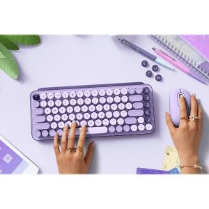 Logitech POP Keys Wireless Mechanical Keyboard with Customizable Emoji Keys - Cosmos - keyboard - cosmos Input Device