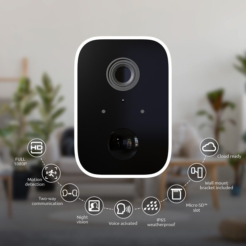 Nexxt - Indoor and Outdoor Battery Camera - WIFI - NHC-O640 - Image 2
