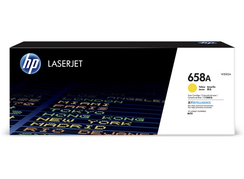 HP 658A - yellow - original - LaserJet - toner cartridge (W2002A)